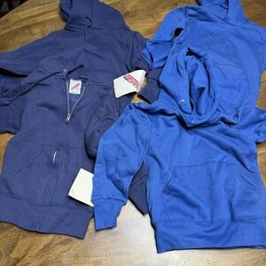 Vintage 90s Jerzees Kids Hoodie Lot Of 4 Size Small 6-8